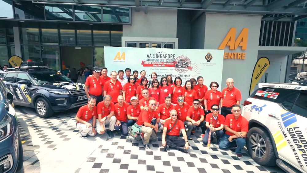 AA London-Singapore Expedition Drive Homecoming Event